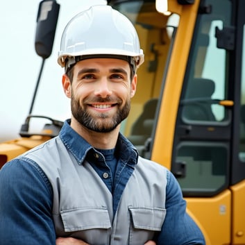 Field Service Technician out on a job at the job site-1
