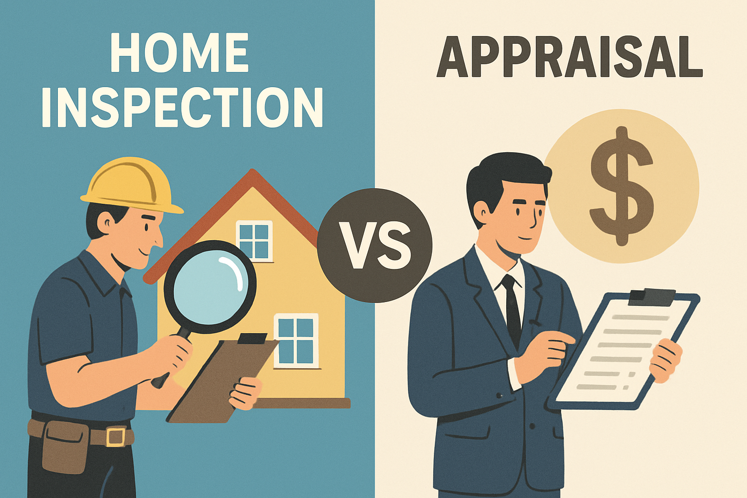 Home inspection vs Appraisal-1