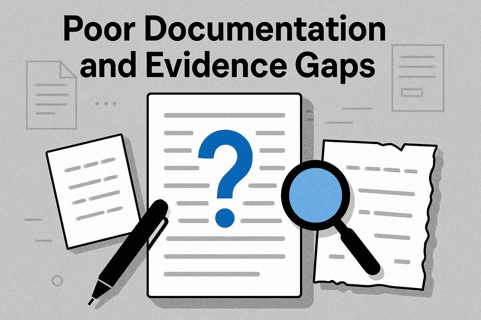 Poor Documentation and Evidence Gaps