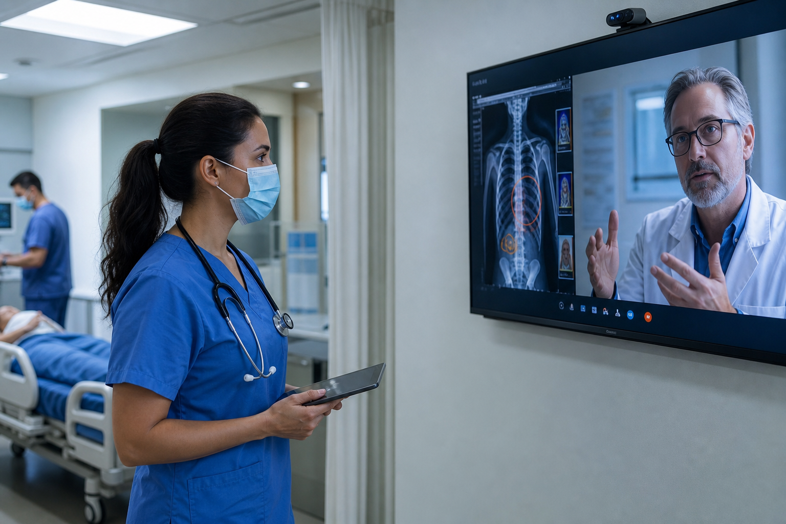 Remote Visual Support in Healthcare