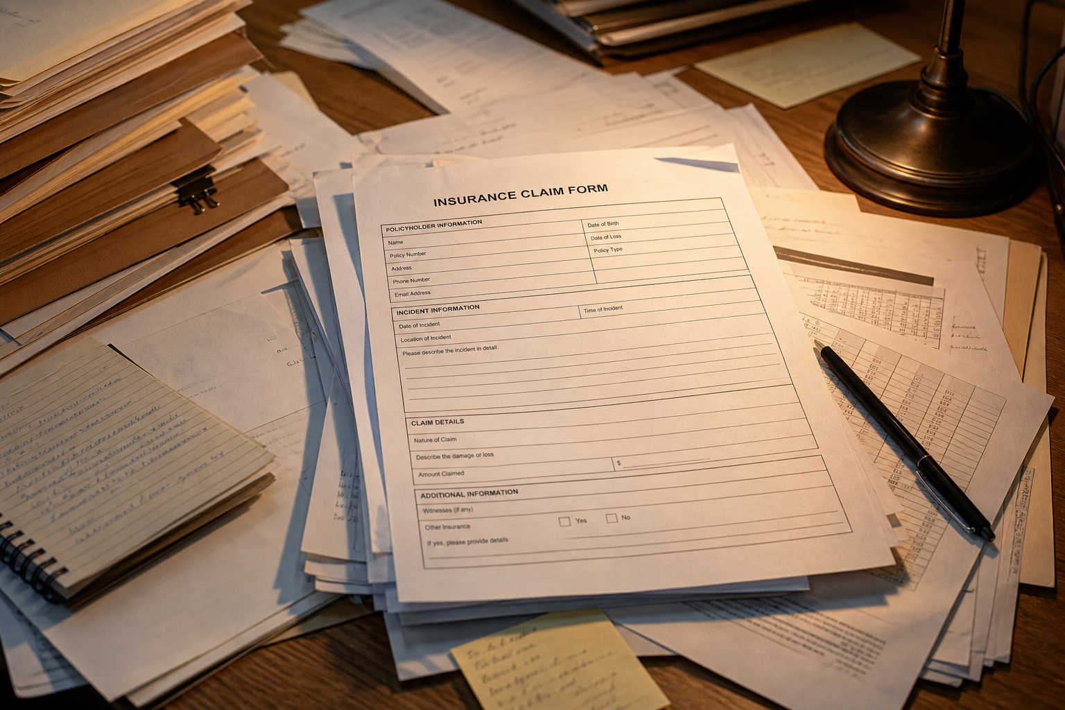 Sas Insurance Claim Among Papers