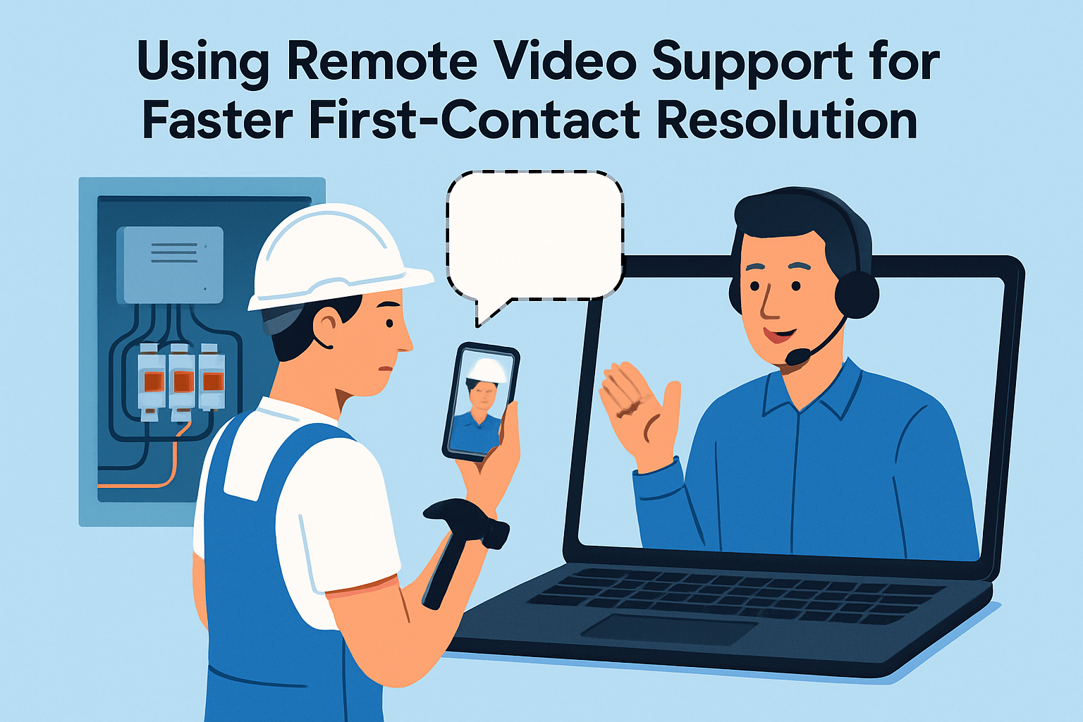 Using Remote Video Support for Faster FirstContact Resolution