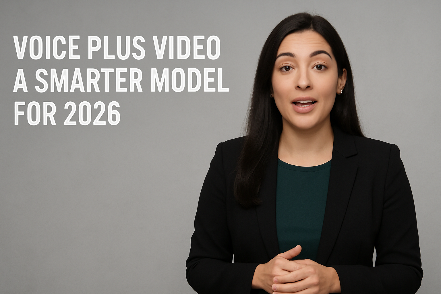 Voice Plus Video A Smarter Model for 2026-1