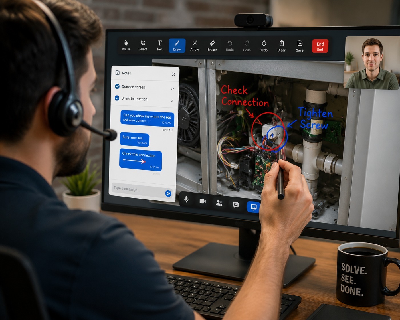 AR Annotation 101 Why Drawing on a Customers Screen Beats Talking Them Through It