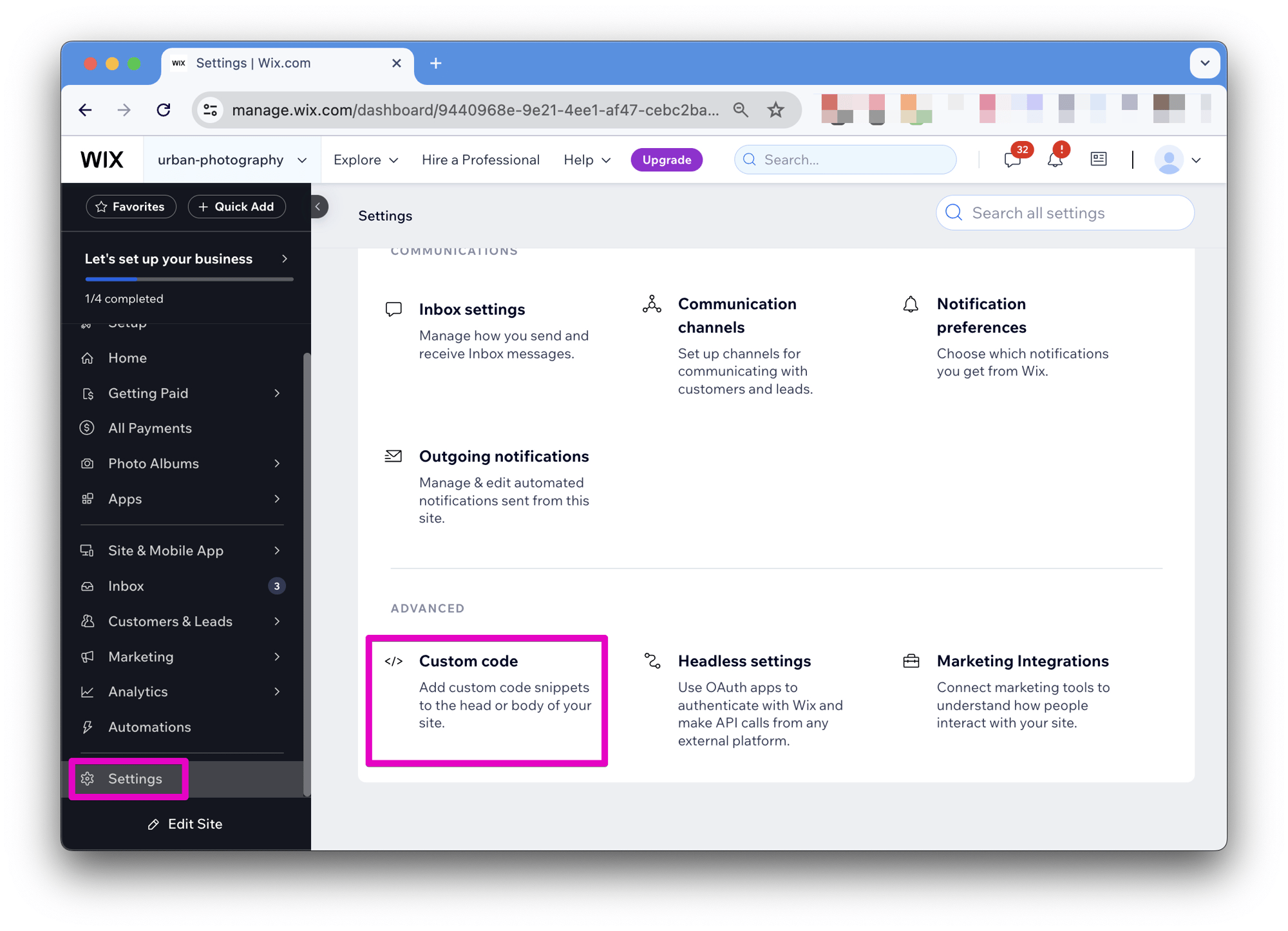 Add Cobrowse to Wix Website