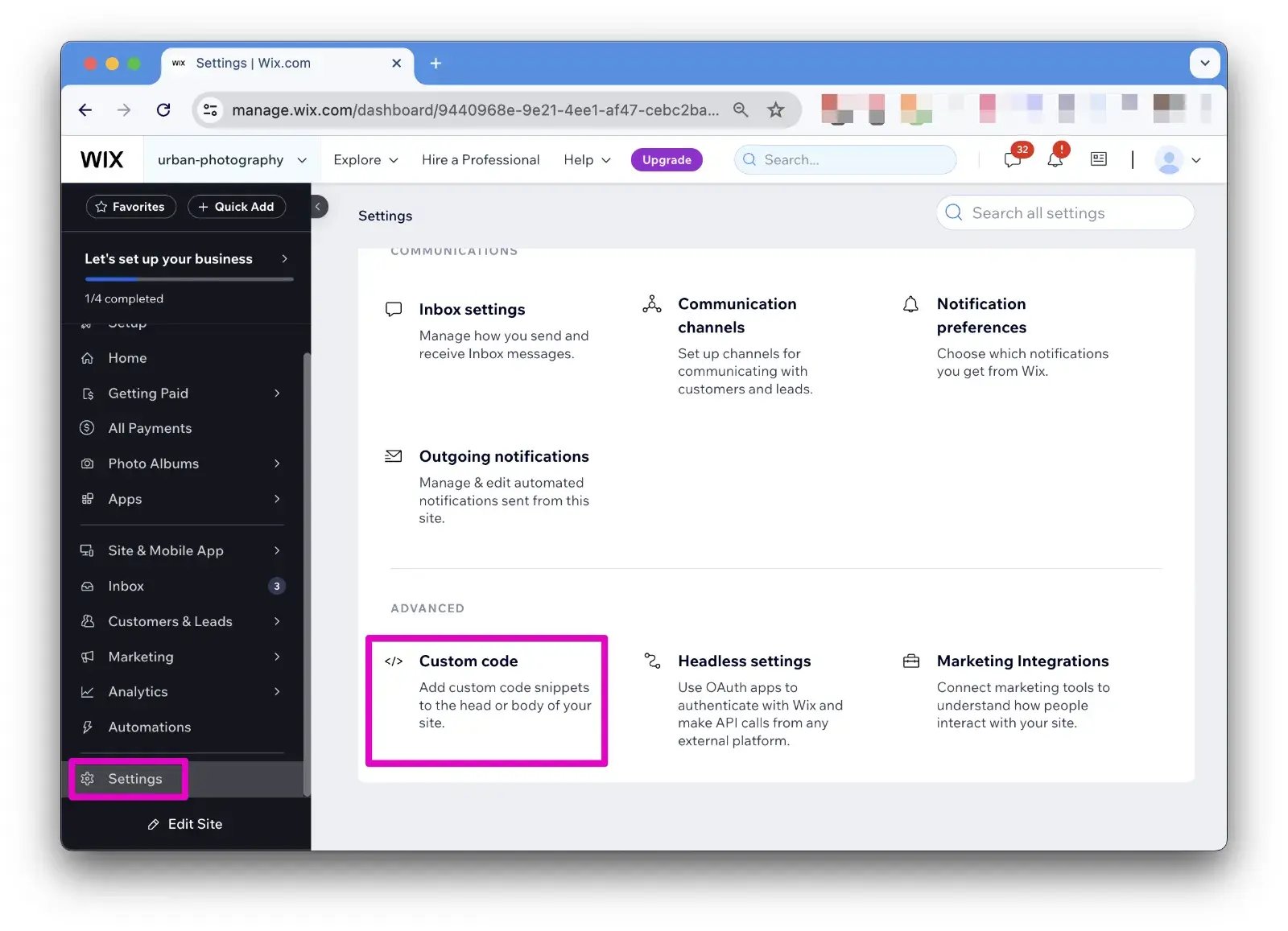 Add Cobrowse to Wix Website