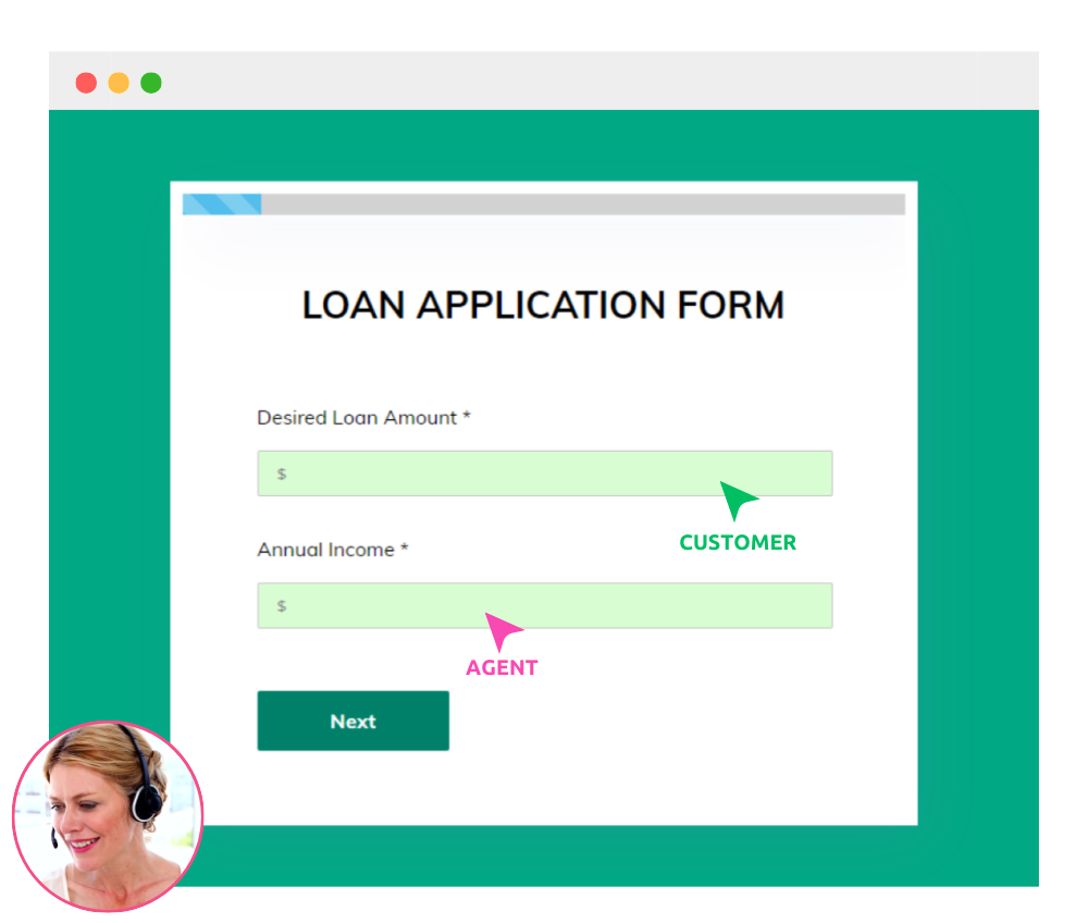 Cobrowse Loan Application Financial Services