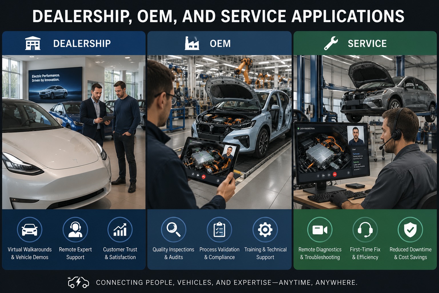 Dealership, OEM, and Service Applications