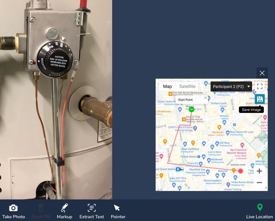 Live Location During an Inspection Live Location During an Inspection