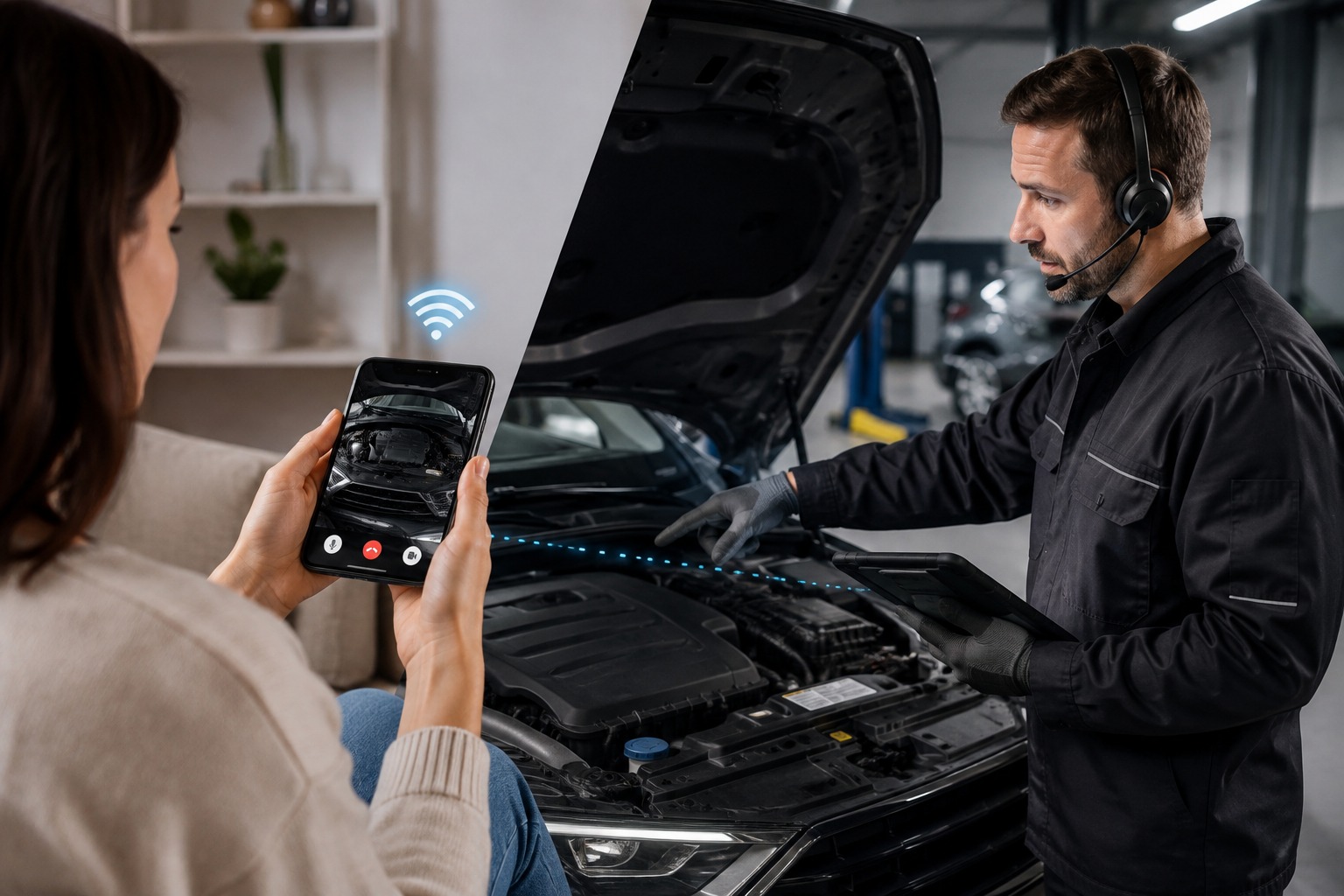 Remote Vehicle Diagnostics adn remote video inspection
