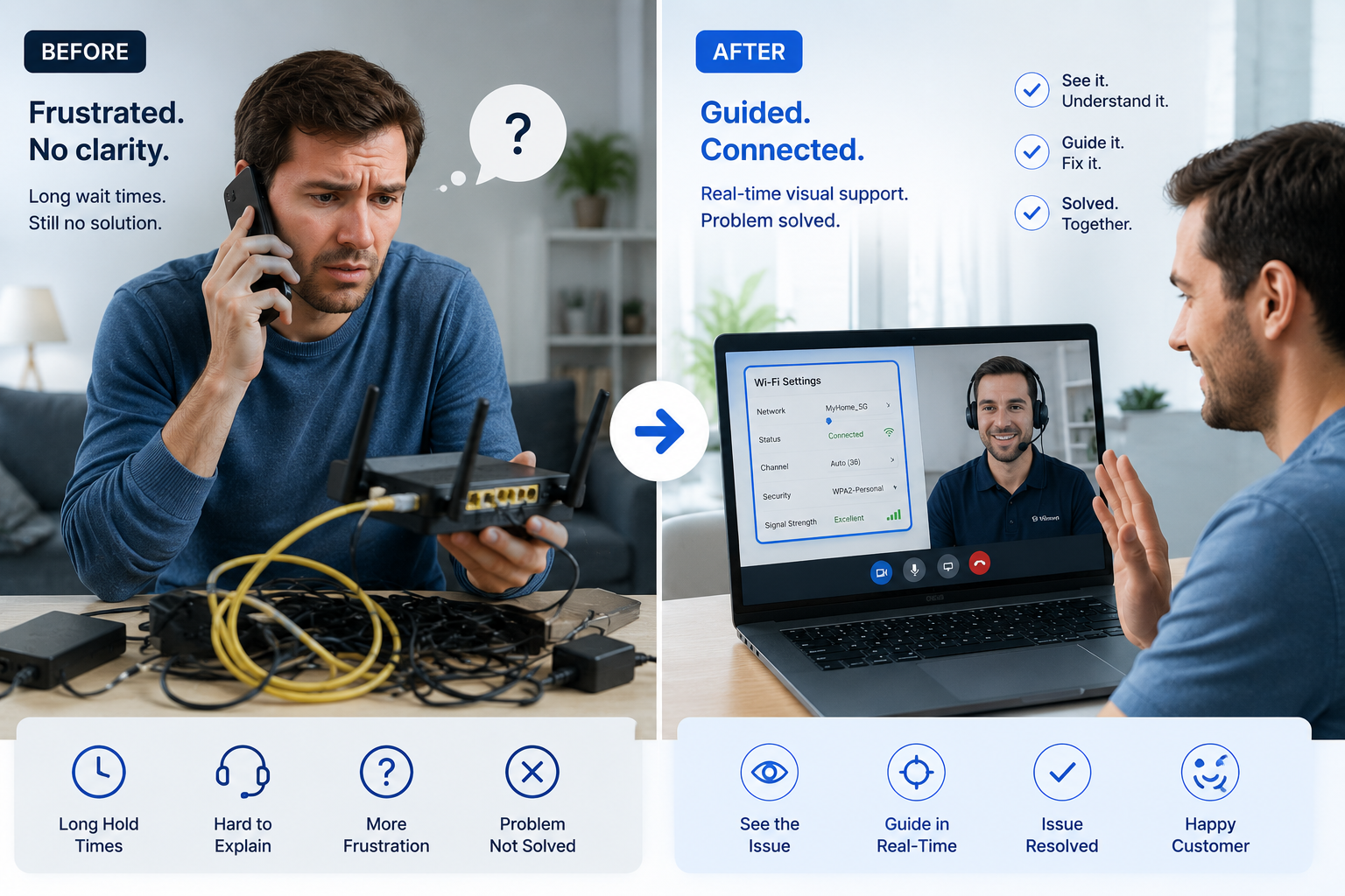 Remote Visual Support and ISPs