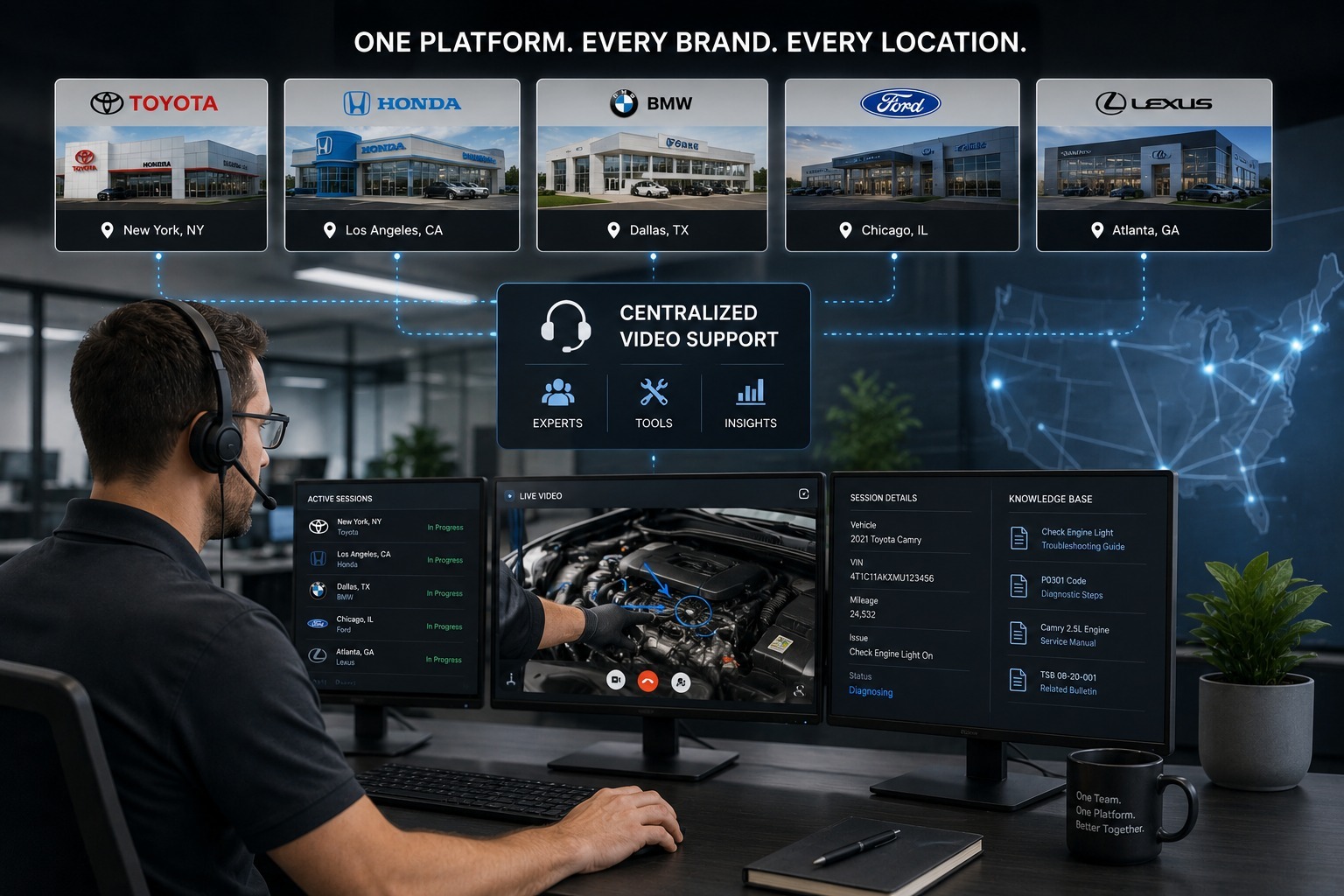 Supporting Multi-Brand and Multi-Location Dealership Groups