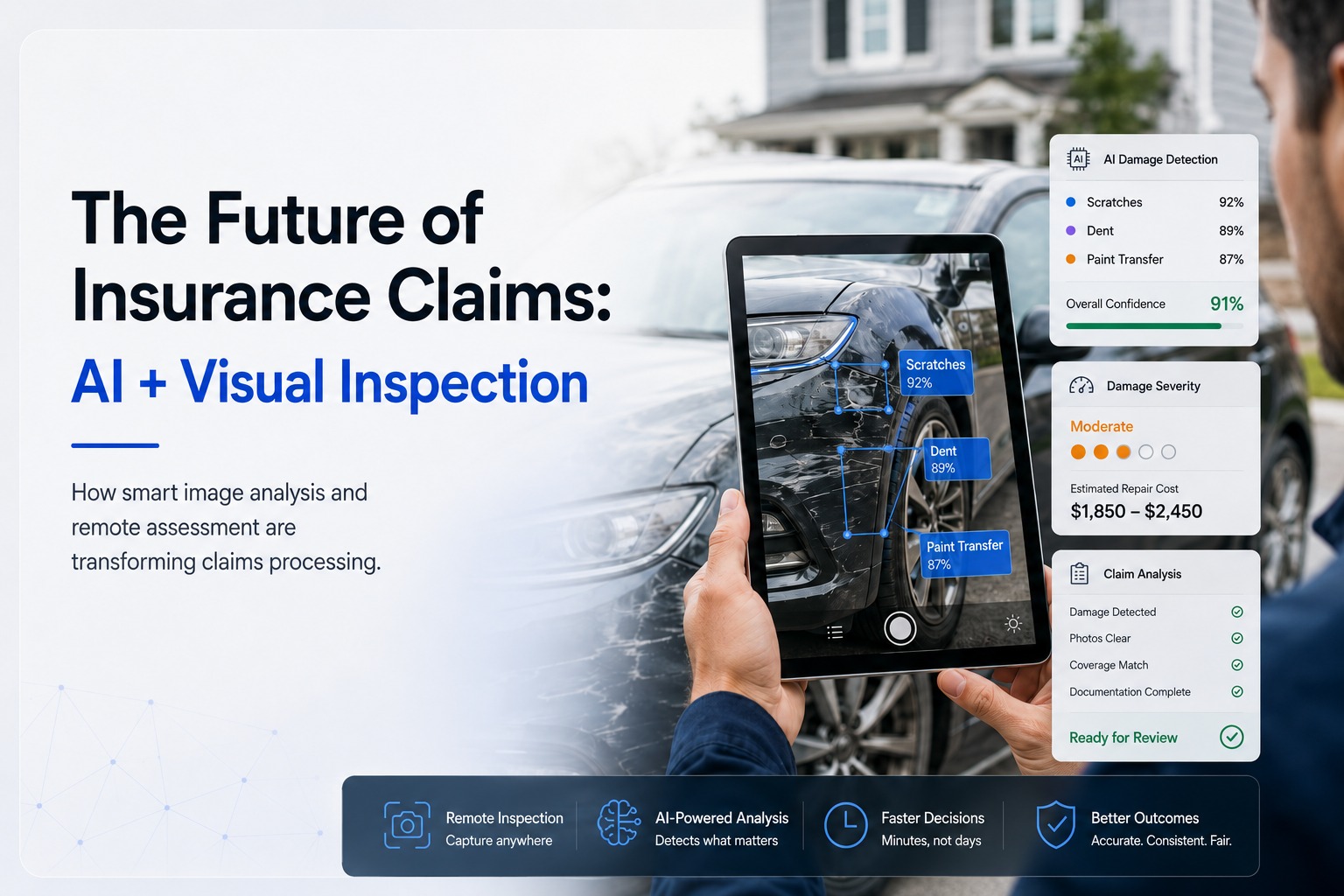 The Future of Insurance Claims AI  Visual Inspection