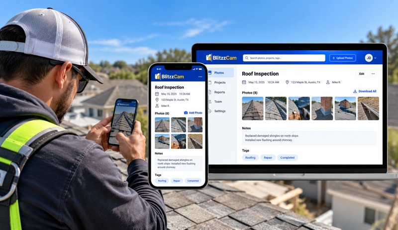 How Roofers Use BlitzzCam on the Job