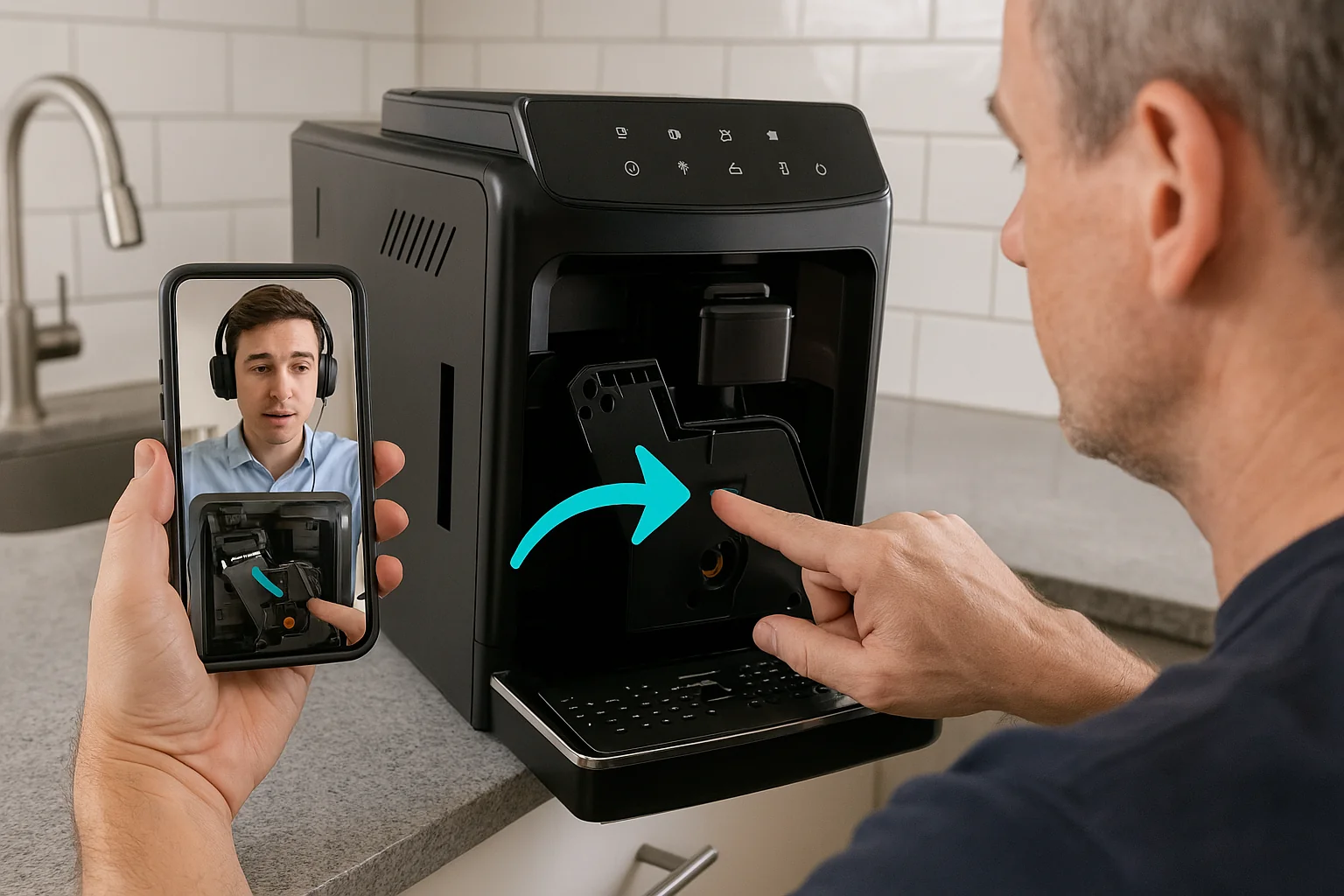 Visual Remote Assistance for Coffee Machine Visual Remote Assistance for Coffee Machine