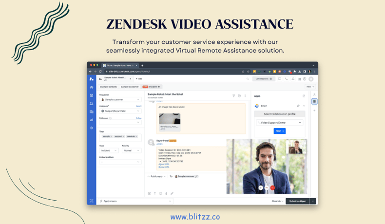 Zendesk Virtual Remote Assistant VRA Blitzz-1
