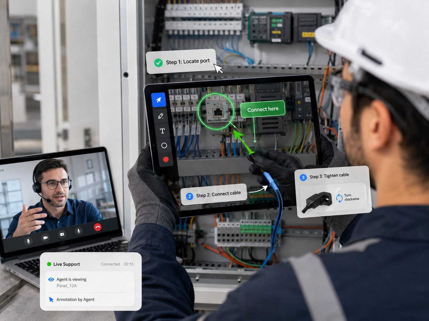 augmented reality for remote video support