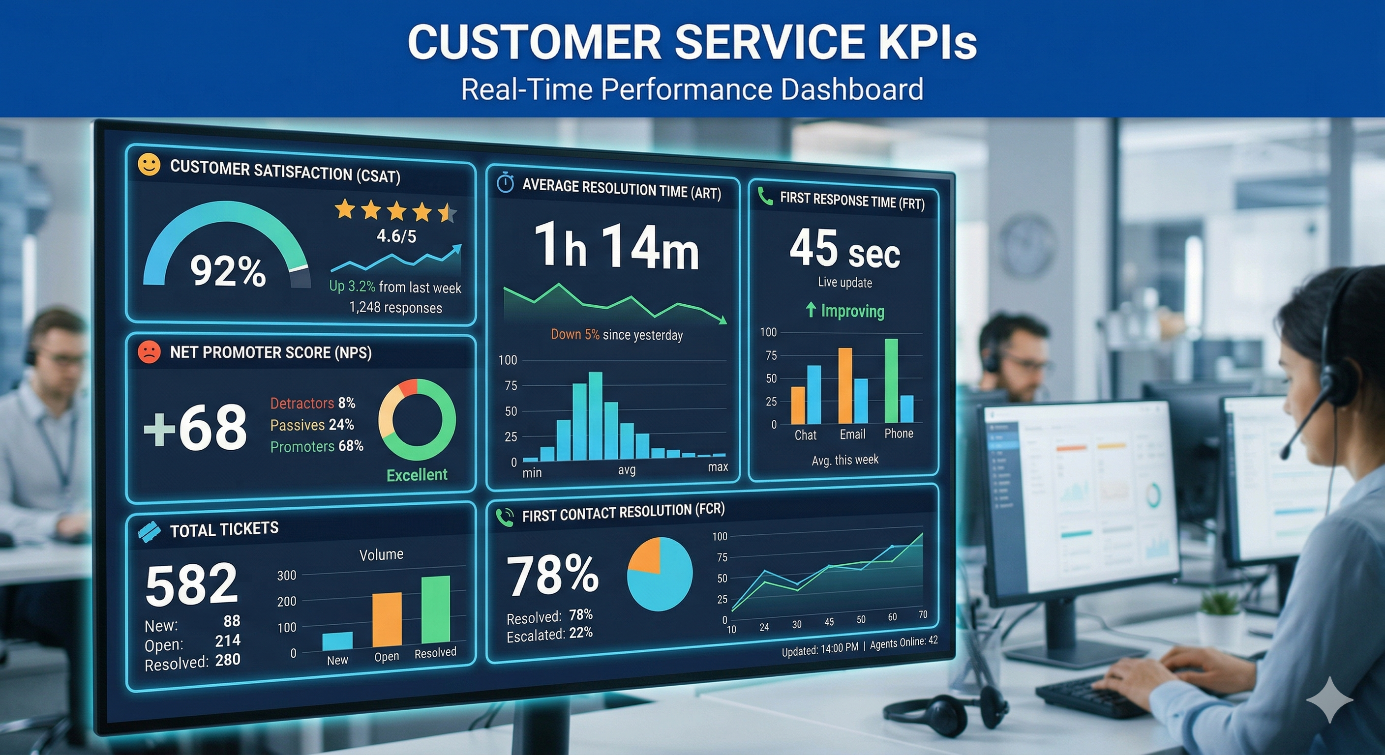 blitzz customer service kpi