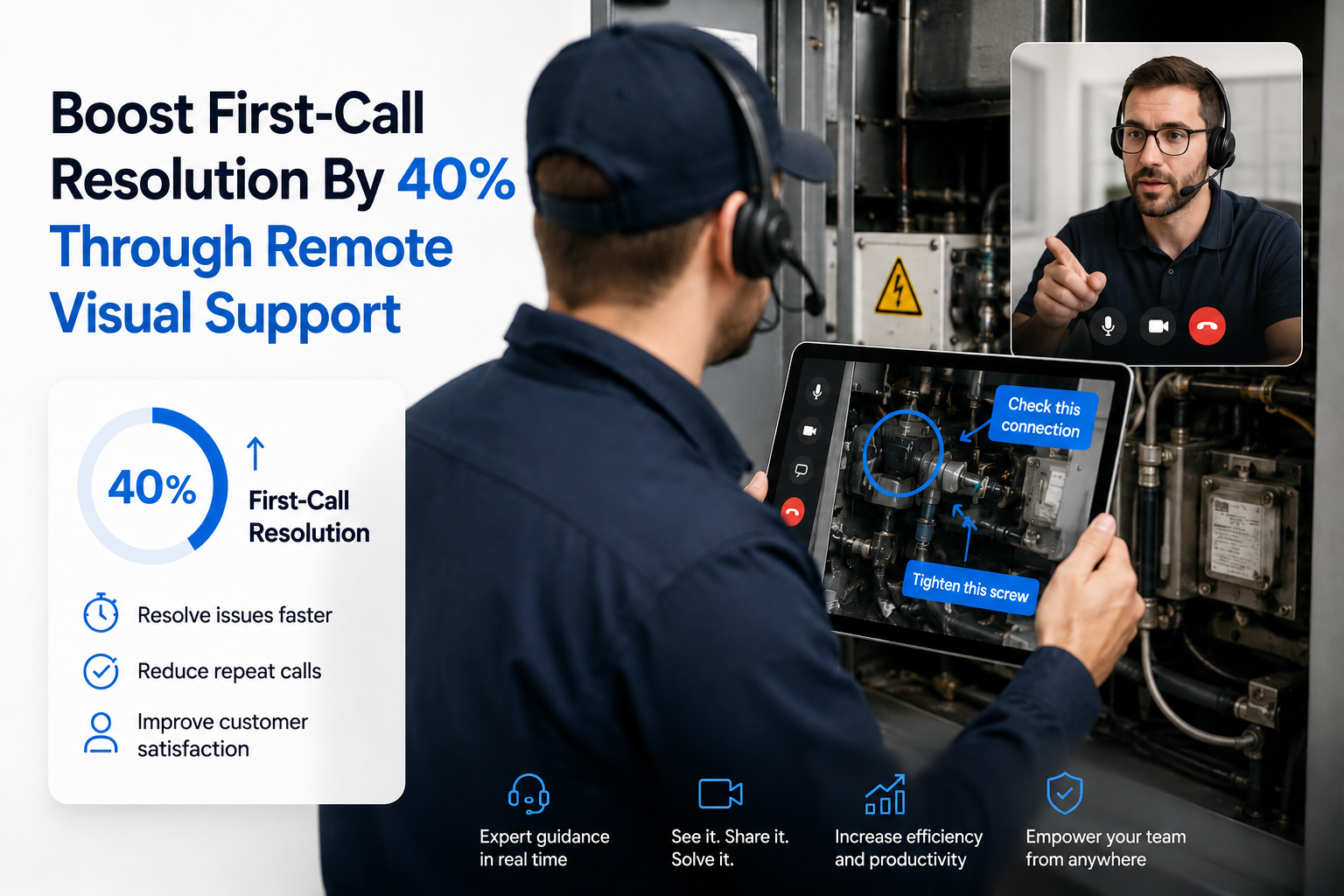 boost first call resolution with remote visual support