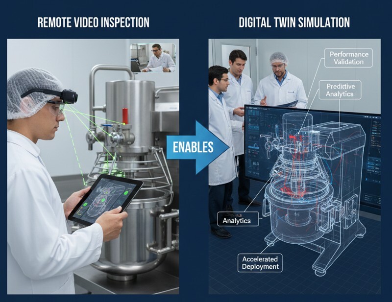 cobrowse for food equipment and virtual commissioning