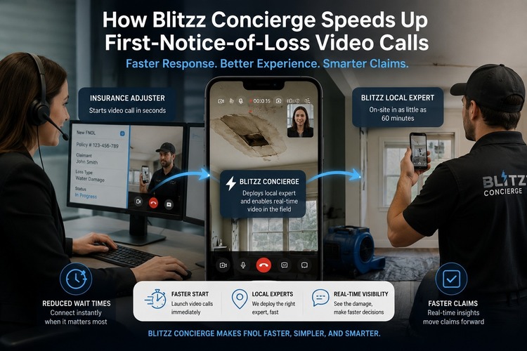 How Blitzz Concierge Speeds Up First-Notice-of-Loss Video Calls for Insurance Companies