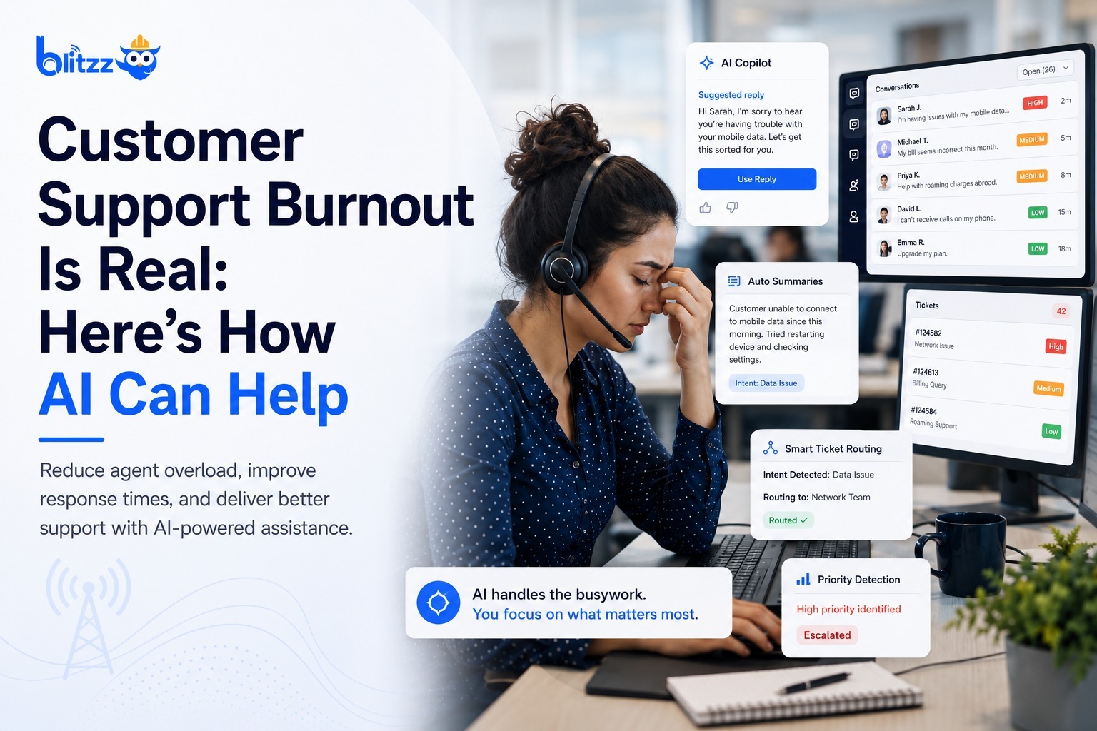 customer support burnout and ai in remote video inspection software