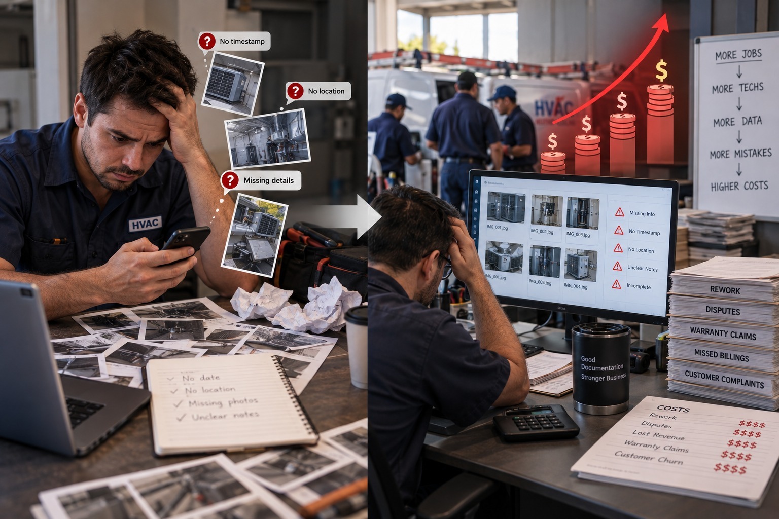 field photo documentation for plumbers