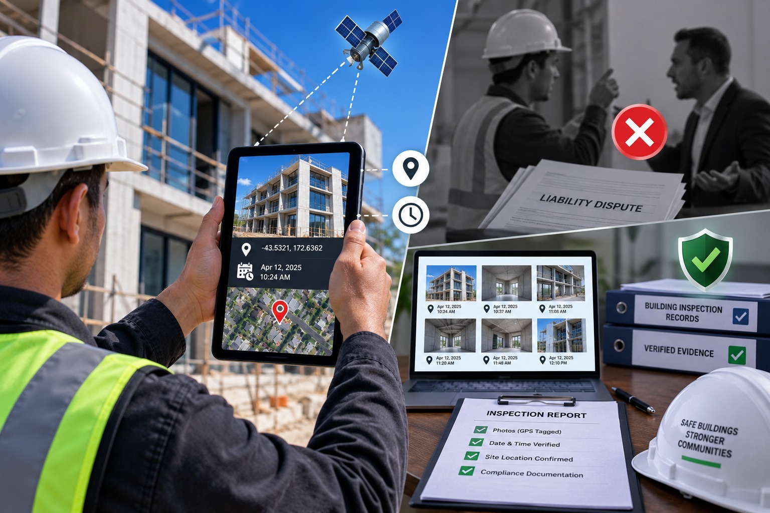 field photo documentation in building inspection