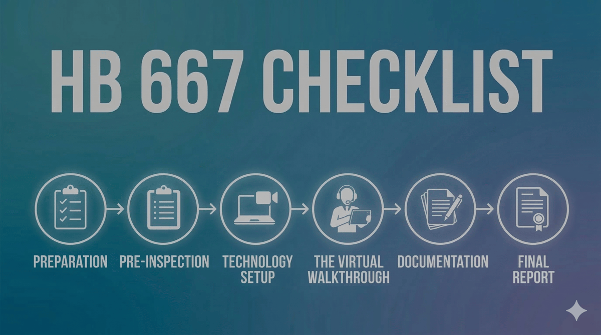 hb667 compliance checklist for homes inspection in florida