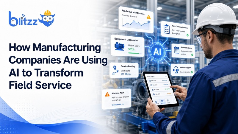 How Manufacturing Companies Are Using AI to Transform Field Service