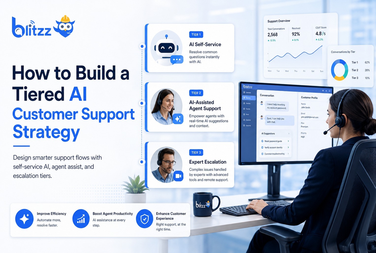 how to build a tierred ai customer support strategy