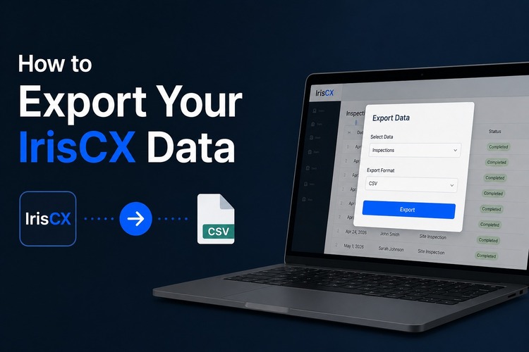how to export your data from IrisCX