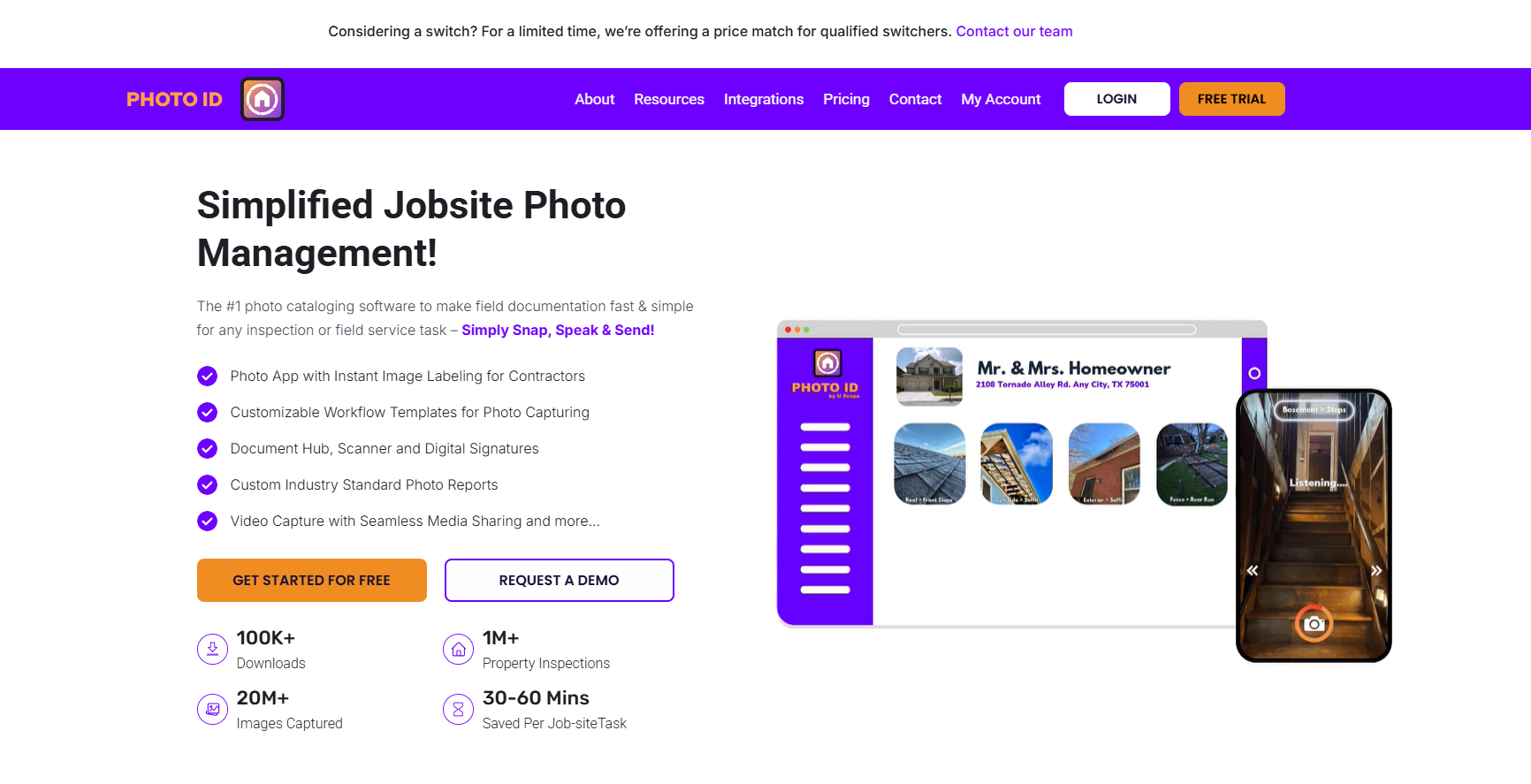 photo IS by uScope for remote insurance inspection
