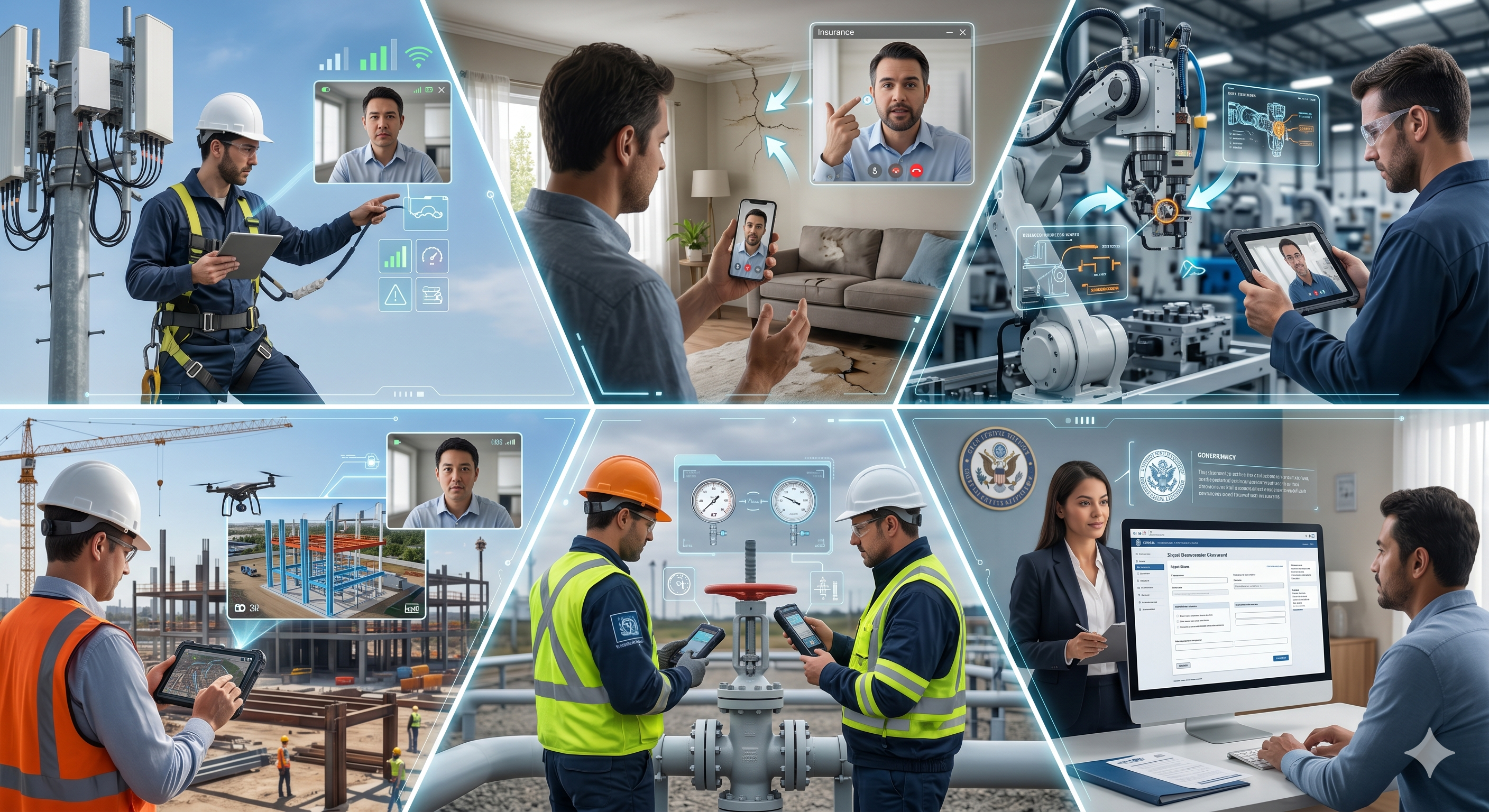 industries needing remote visual support