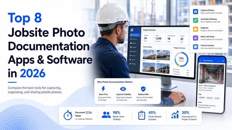 Top 8 Jobsite Photo Documentation Apps & Software in 2026