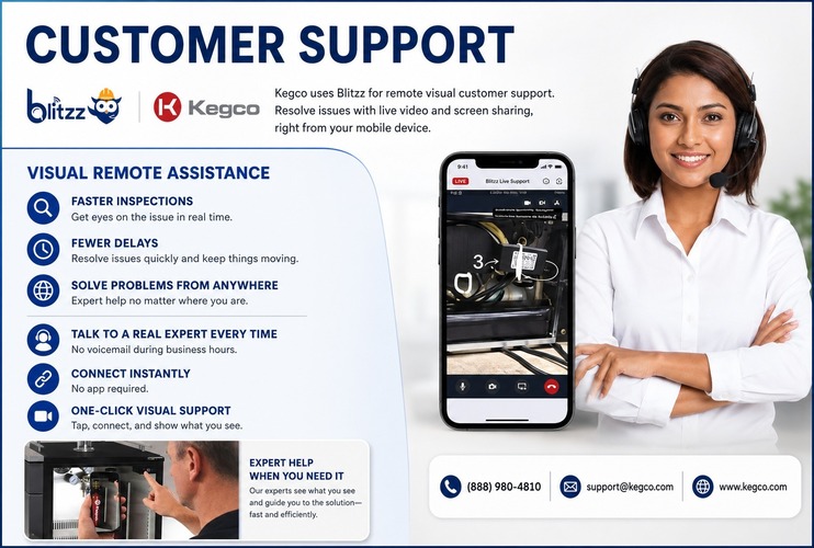 Kegco Spotlights Blitzz in Its 2026 Brochure as Its Remote Visual Support Partner