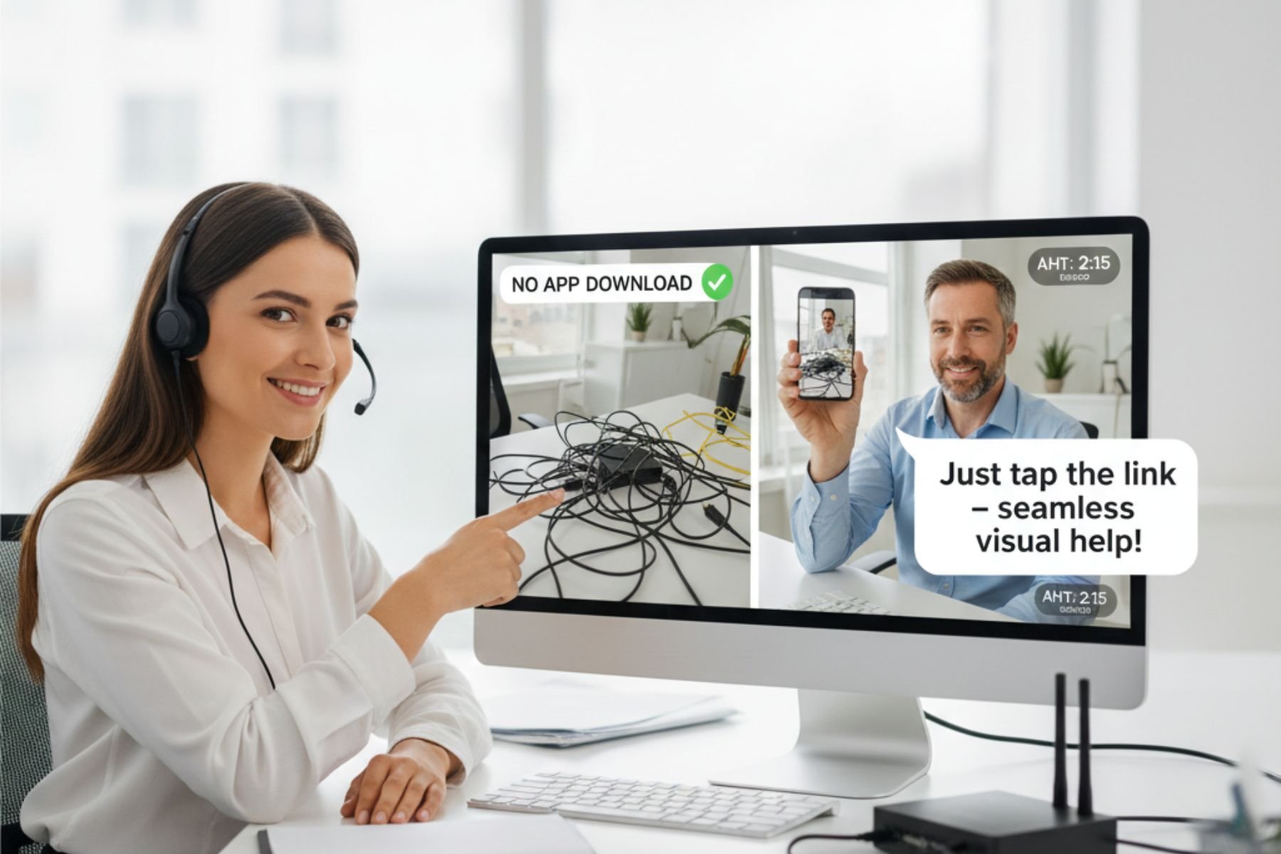 no app download visual support