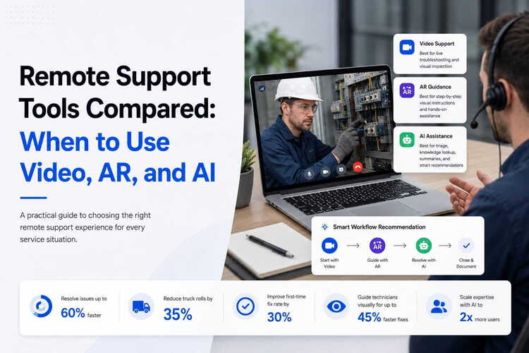 remote video support compared to ar and ai
