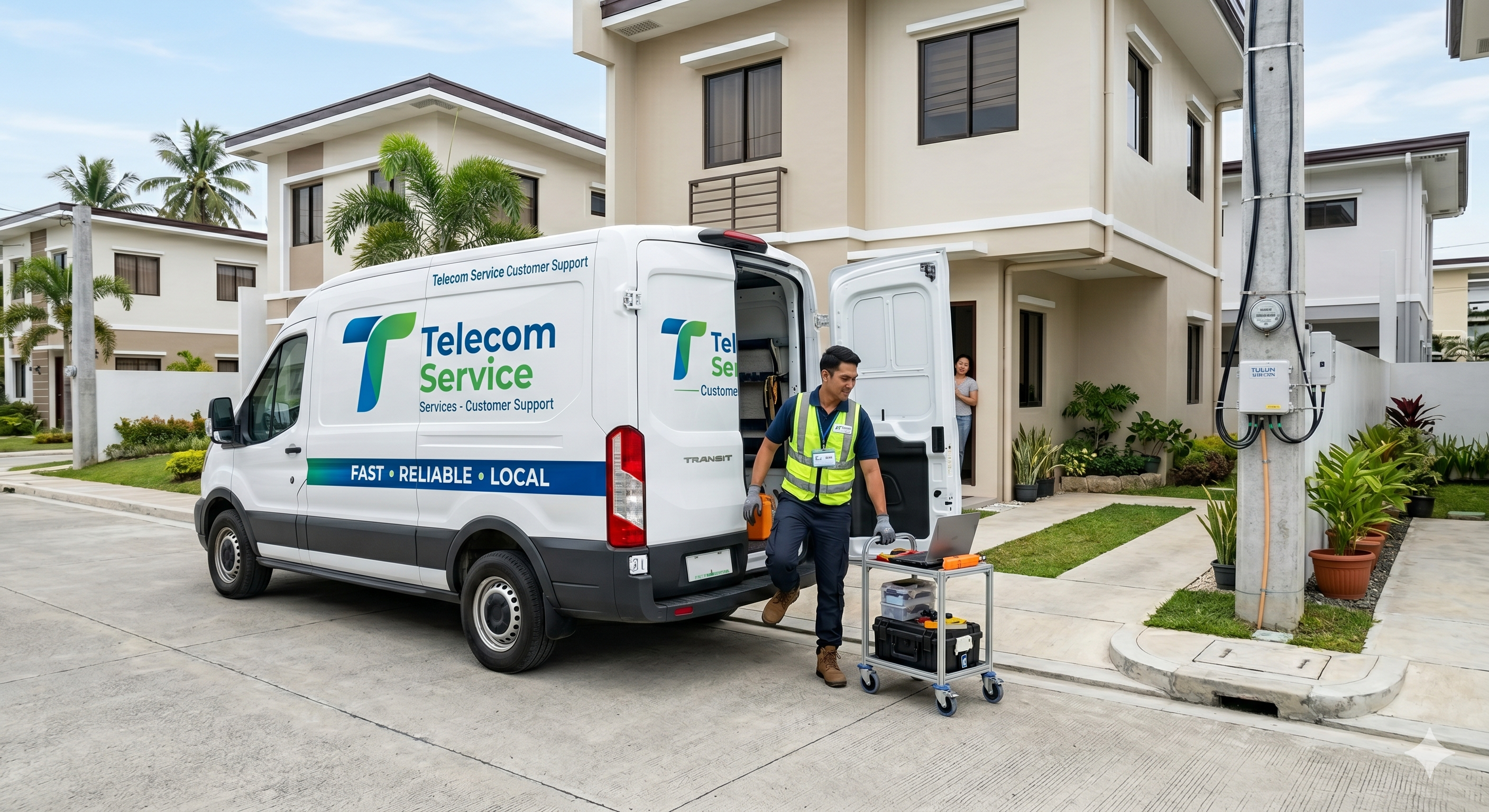 remote vide inspection for telecom service