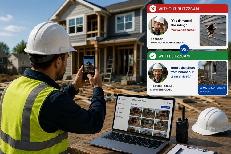 How BlitzzCam Protects Contractors From Damage Disputes