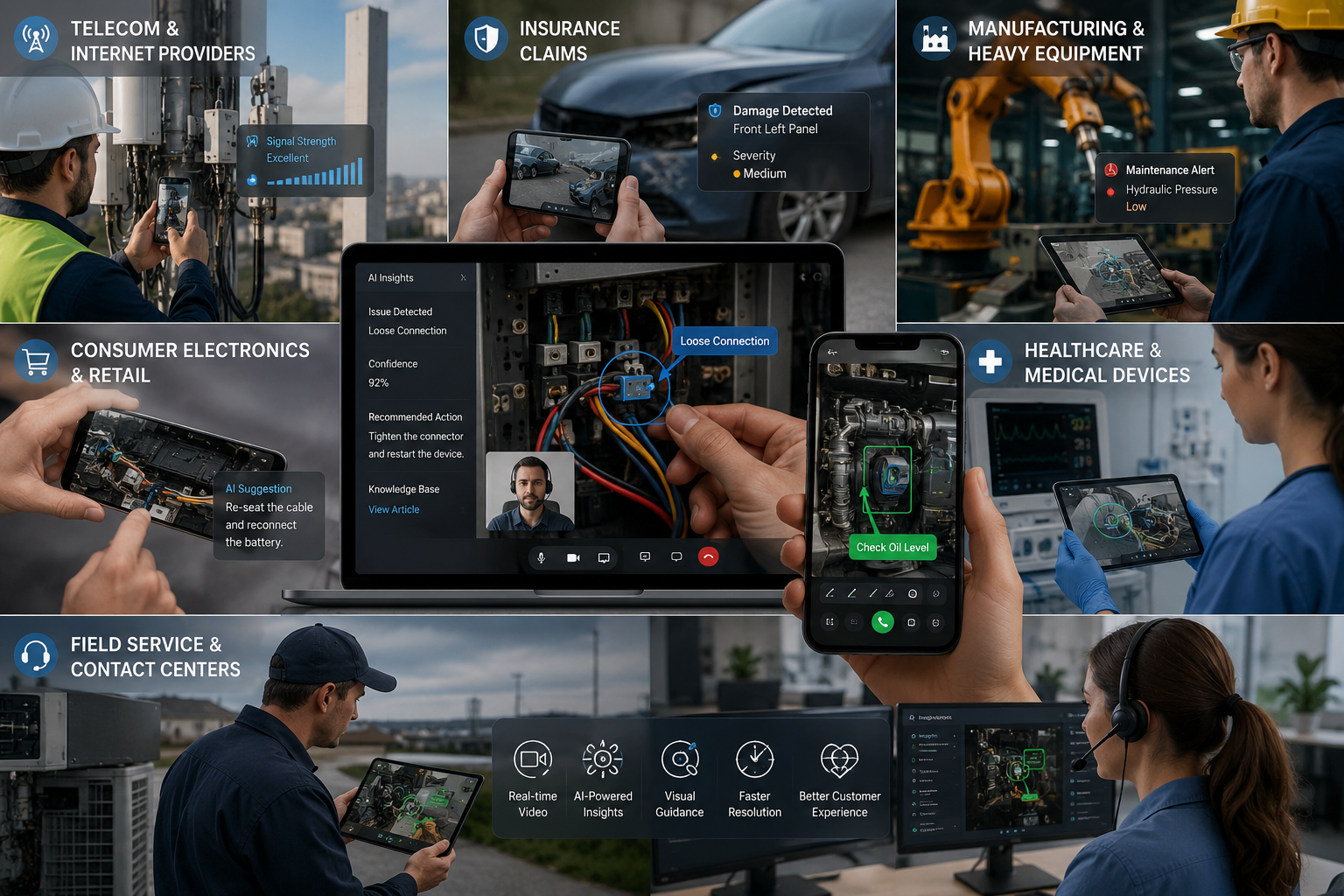 remote video support using ai
