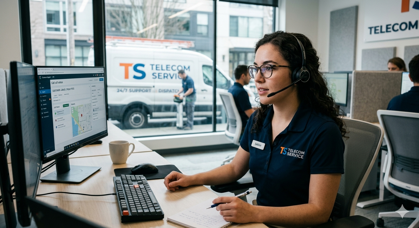 remote visual support for telecom industry
