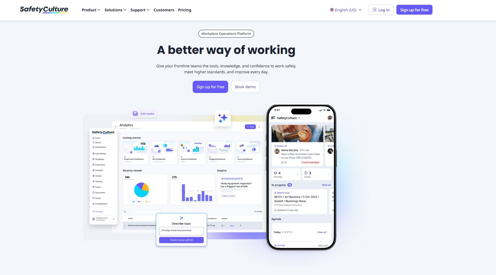 safety culture homepage