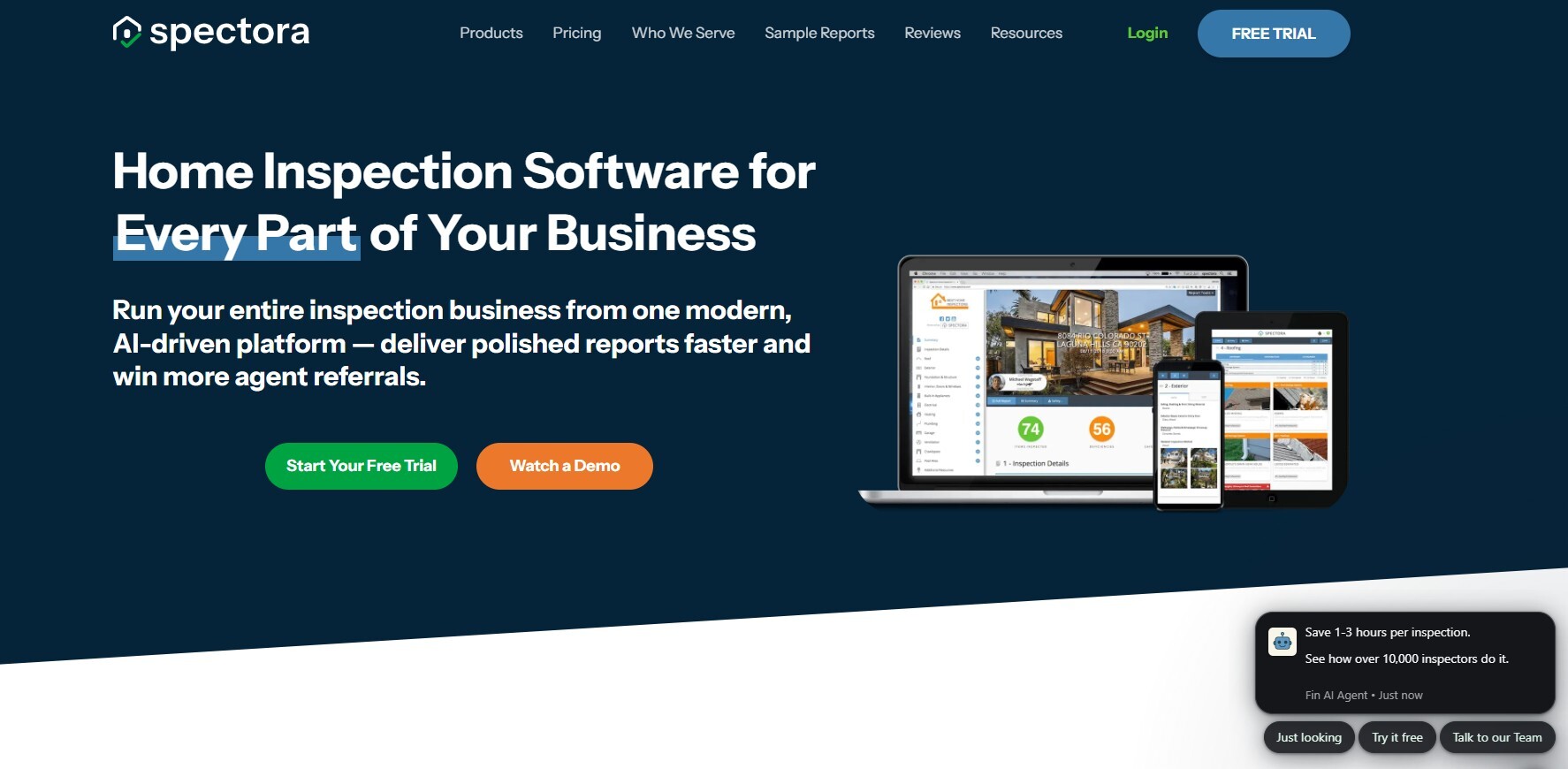 spectora building inspection software