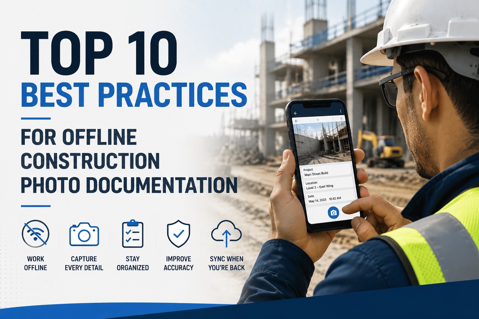 top best practices for offline constrcution photo documentation