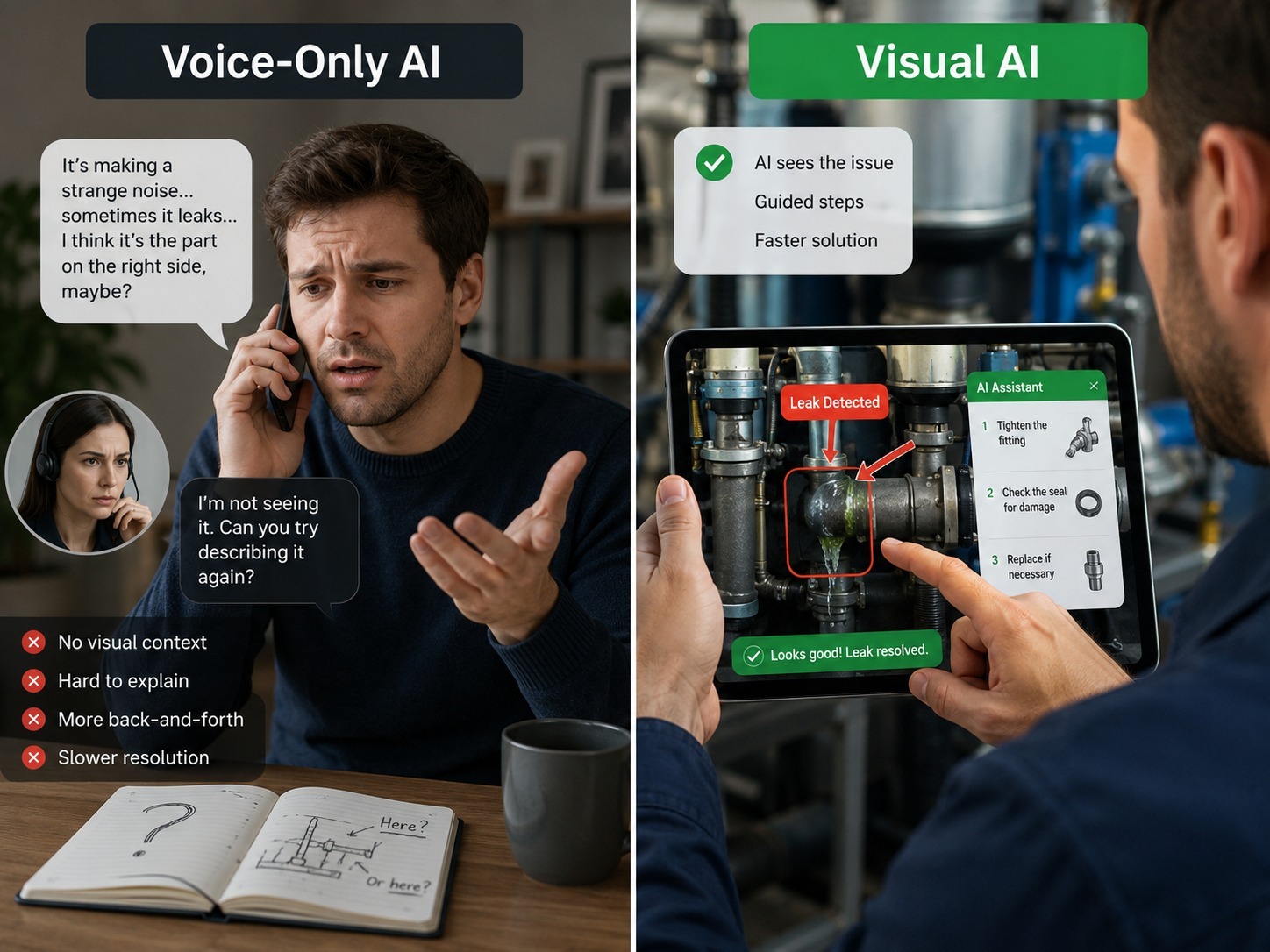 voice call vs remote video support
