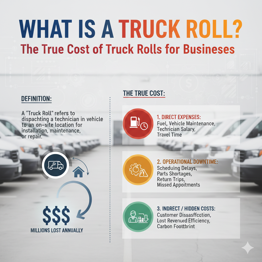 what is a truck roll and remote video support