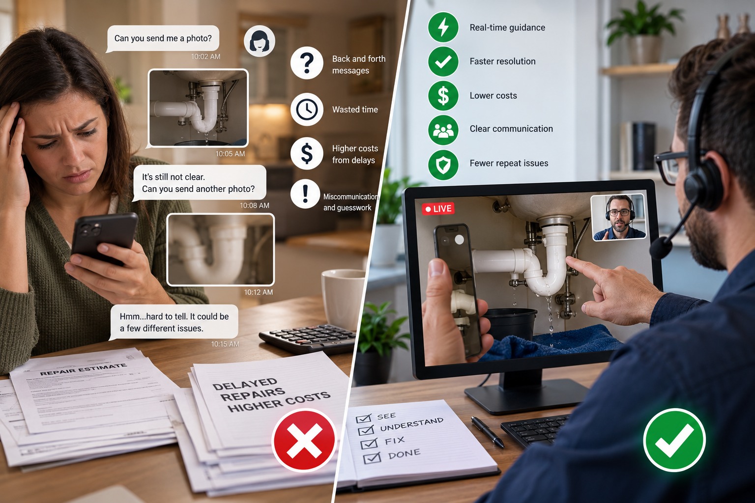 why live video beats text base support