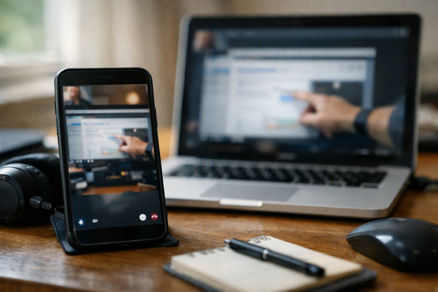 browser-based live video support on a smartphone without an app