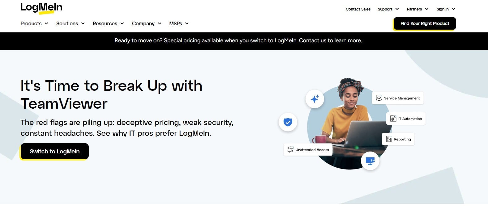 blitzz vs logmein remote access support